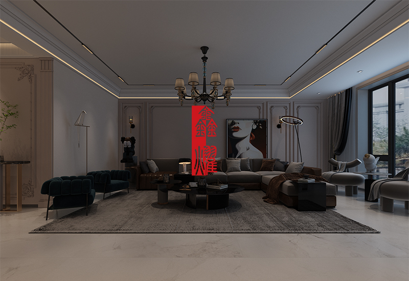 客廳不做吊頂，呼市裝修公司都流行這樣裝修，好看又省錢